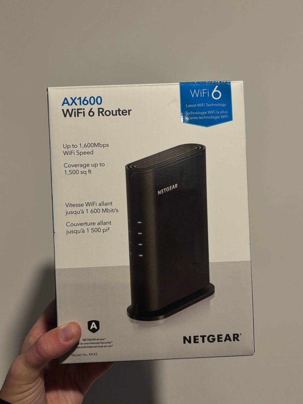 NETGEAR AX1600 WiFi 6 Router – Brand New!